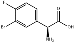 (2S)-2-AMINO-2-(3-BROMO-4-FLUOROPHENYL)ACETIC ACID