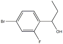 1-(4-溴-2-氟苯基)丙-1-醇 结构式