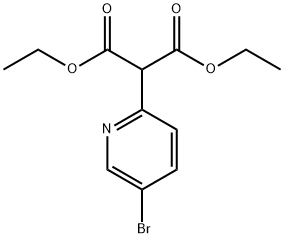 DIETHYL(5-BROMOPYRIDIN-2-YL)MALONATE 结构式