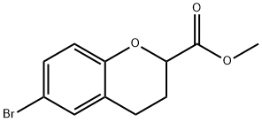 6-Bromo-chroman-2-carboxylic acid methyl ester 结构式