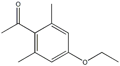 1-(4-乙氧基-2,6-二甲基苯基)乙烷-1-酮 结构式