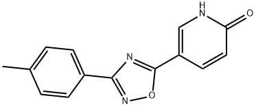 5-[3-(4-methylphenyl)-1,2,4-oxadiazol-5-yl]pyridin-2(1H)-one 结构式