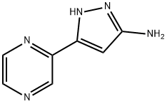 3-pyrazin-2-yl-1H-pyrazol-5-amine 结构式