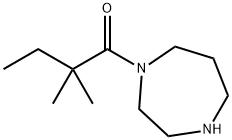 1-(1,4-diazepan-1-yl)-2,2-dimethylbutan-1-one 结构式