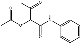 Butanamide, 2-(acetyloxy)-3-oxo-N-phenyl- 结构式