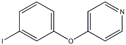 4-(3-碘苯氧基)吡啶 结构式