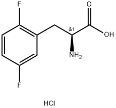 2,5-Difluoro-L-Phenylalanine hydrochloride 结构式