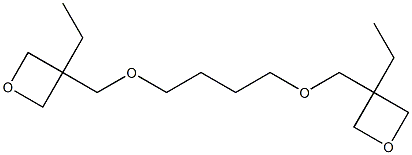 OXETANE, 3,3'-[1,4-BUTANEDIYLBIS(OXYMETHYLENE)]BIS[3-ETHYL- 结构式