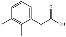 3-碘-2-甲基苯乙酸 结构式