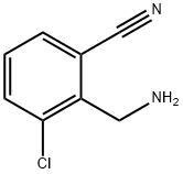 2-(氨甲基)-3-氯苯腈 结构式