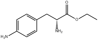 D-4-氨基苯丙氨酸乙酯 结构式
