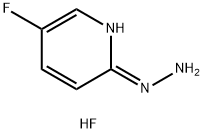 5-氟-2-肼基吡啶氢氟酸盐 结构式