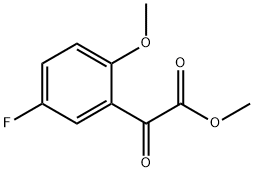 METHYL 2-(5-FLUORO-2-METHOXYPHENYL)-2-OXOACETATE 结构式