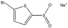 5-溴-2-噻吩苯亚磺酸钠 结构式