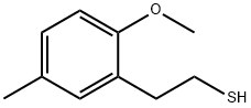 2-(2-methoxy-5-methylphenyl)ethane-1-thiol 结构式