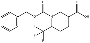 1-((BENZYLOXY)CARBONYL)-6-(TRIFLUOROMETHYL)PIPERIDINE-3-CARBOXYLIC ACID