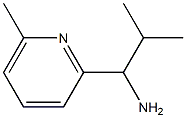 2-甲基-1-(6-甲基吡啶-2-基)丙烷-1-胺 结构式