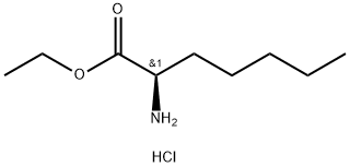 R-2-氨基庚酸乙酯盐酸盐 结构式