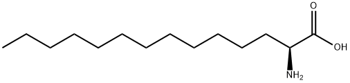 (S)-2-氨基十四烷酸 结构式