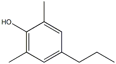 Phenol, 2,6-dimethyl-4-propyl- 结构式