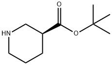 S-哌啶-3-羧酸叔丁酯 结构式