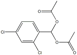 Methanediol, (2,4-dichlorophenyl)-, diacetate 结构式