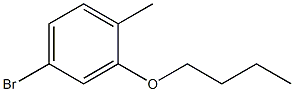 4-溴-2-丁氧基甲苯 结构式