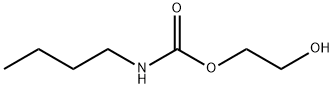 N-丁基氨基甲酸-2-羟乙基酯 结构式