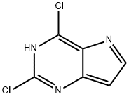 2,4-二氯-1H-吡咯并[3,2-D]嘧啶 结构式