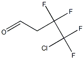 Butanal, 4-chloro-3,3,4,4-tetrafluoro- 结构式