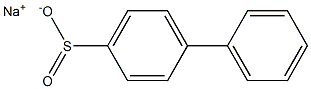 1,1'-联苯]-4-亚磺酸钠 结构式