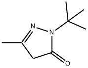 3H-Pyrazol-3-one, 2-(1,1-dimethylethyl)-2,4-dihydro-5-methyl- 结构式