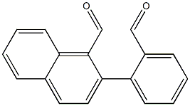 1-Naphthalenecarboxaldehyde, 2-(2-formylphenyl)- 结构式