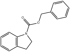 2,3-Dihydro-indole-1-carboxylic acid benzyl ester 结构式