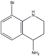 8-bromo-1,2,3,4-tetrahydroquinolin-4-amine 结构式