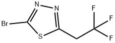 2-溴-5-(2,2,2-三氟乙基)-1,3,4-噻二唑 结构式