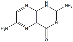 4(1H)-Pteridinone, 2,6-diamino- 结构式