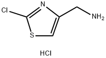 (2-氯-1,3-噻唑-4-基)甲胺胺盐酸盐 结构式