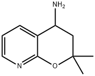 2,2-DIMETHYL-3,4-DIHYDRO-2H-PYRANO[2,3-B]PYRIDIN-4-AMINE 结构式