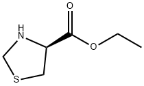 S-噻唑烷-4-羧酸乙酯 结构式