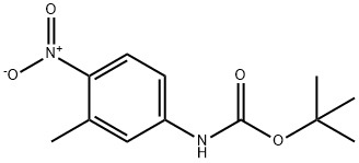 TERT-BUTYL 3-METHYL-4-NITROPHENYLCARBAMATE 结构式