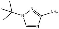 1-(叔丁基)-1H-1,2,4-三唑-3-胺 结构式