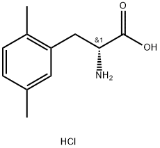 2,5-Dimethy-D-Phenylalanine hydrochloride 结构式