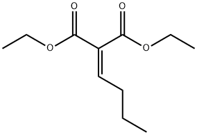 Propanedioic acid,2-butylidene-, 1,3-diethyl ester 结构式