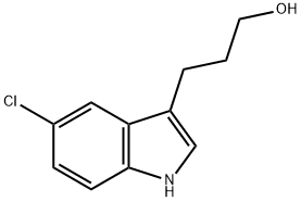 3-(5-CHLORO-1H-INDOL-3-YL)PROPAN-1-OL 结构式