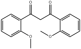 1,3-双(2-甲氧基苯基)丙烷-1,3-二酮 结构式
