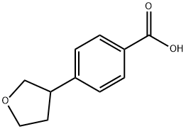 4-(四氢呋喃-3-基)苯甲酸 结构式