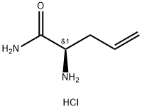 R-烯丙基甘氨酰胺盐酸盐 结构式