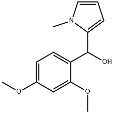 (2,4-DIMETHOXYPHENYL)(1-METHYL-1H-PYRROL-2-YL)METHANOL 结构式