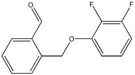 2-[(2,3-difluorophenoxy)methyl]benzaldehyde 结构式